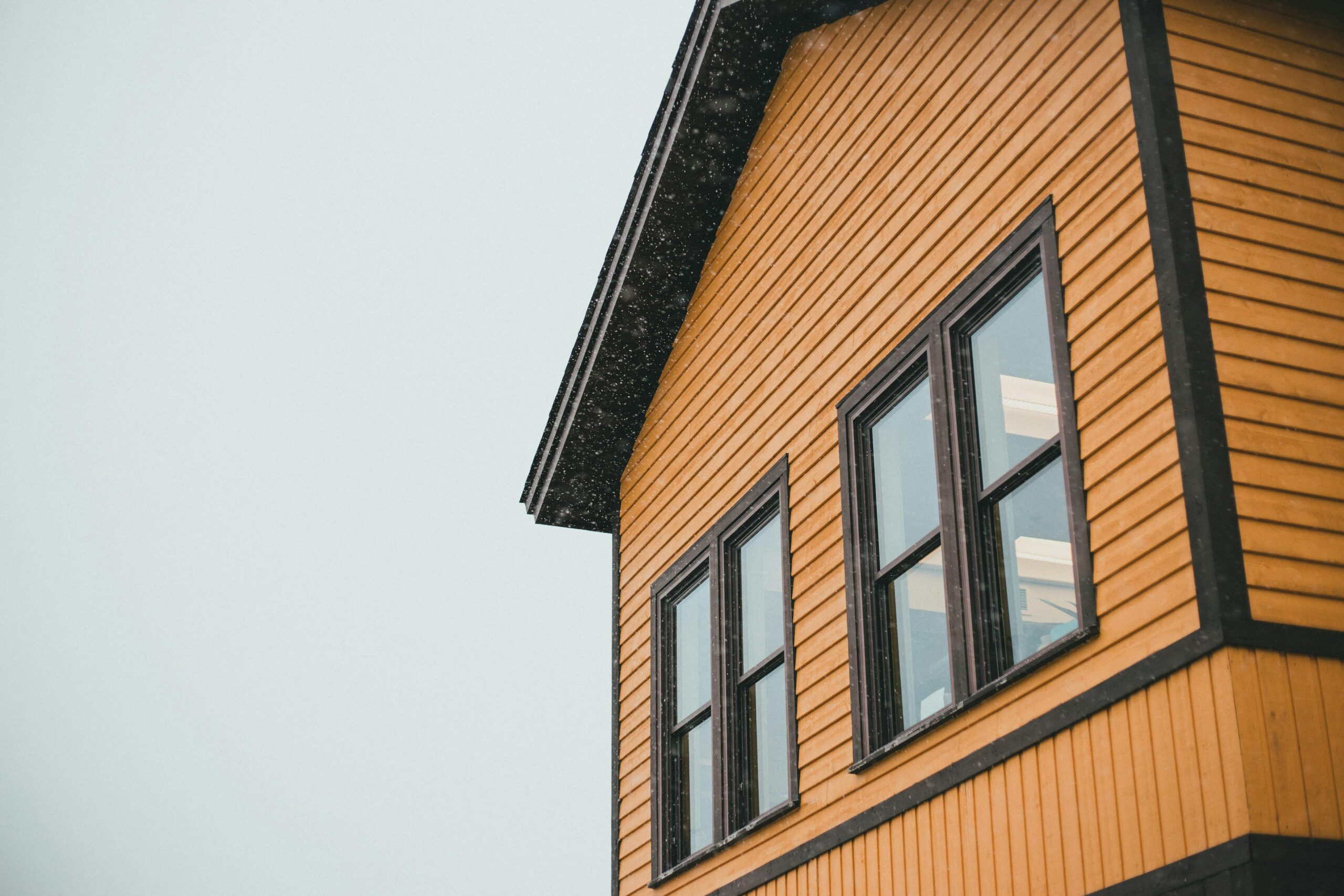 New Siding Panels On Residential House